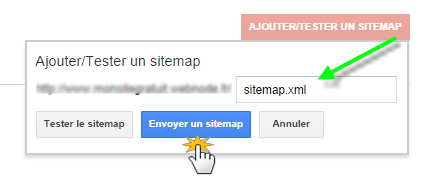 Envoyer un sitemap à Google