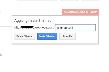 Aggiungi il codice di autenticazione di Strumenti per i Webmaster di Google